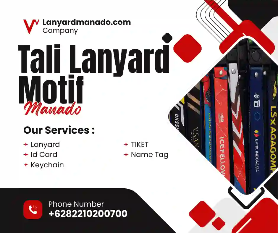 Tali Lanyard Motif Manado